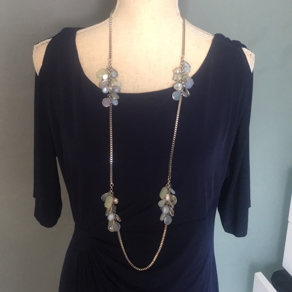 Classic Navy Blue Dress